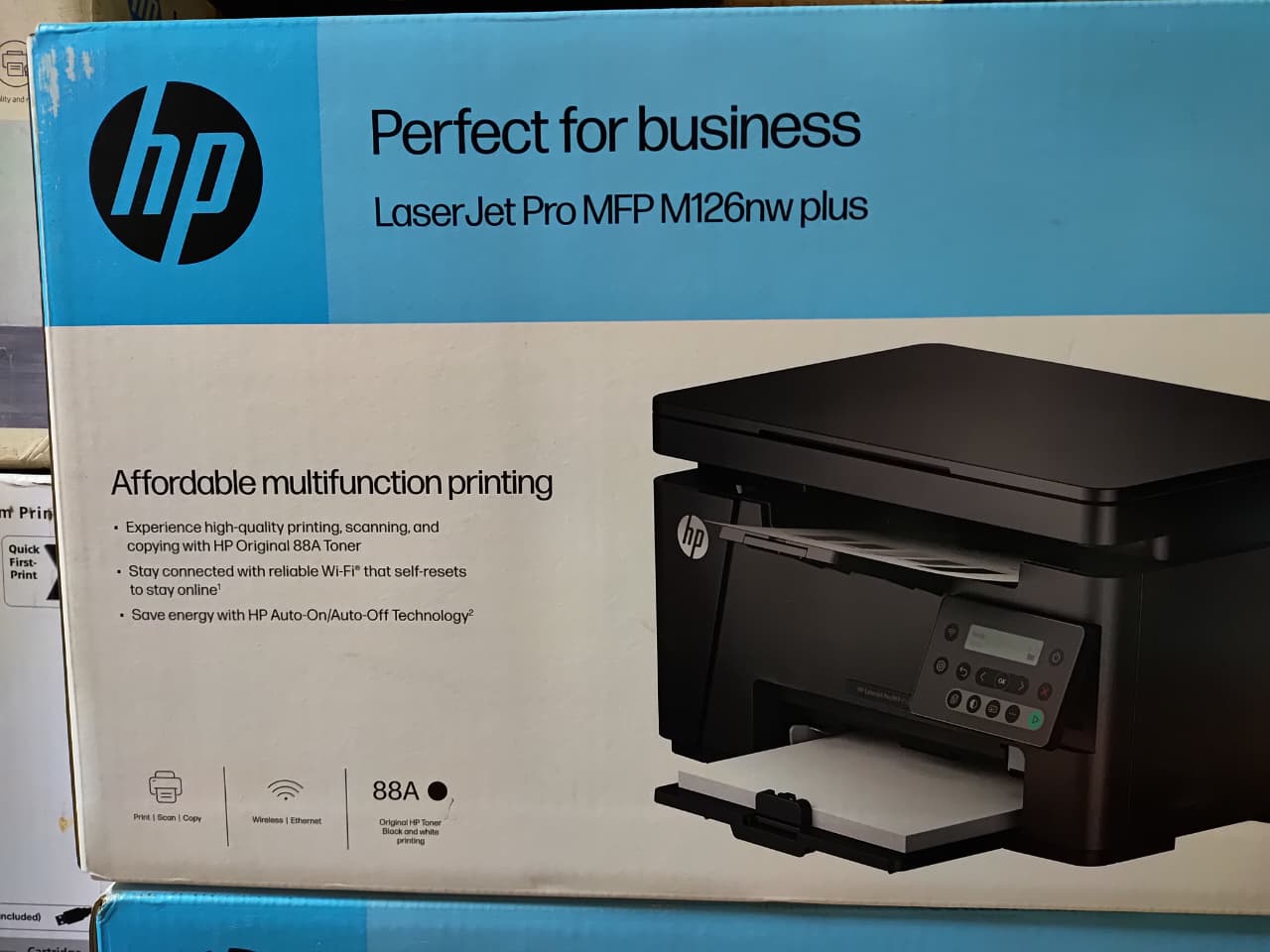 HP Printer LaserJet Pro MFP M126nw plus